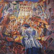 THe Street Penetrates the House Umberto Boccioni